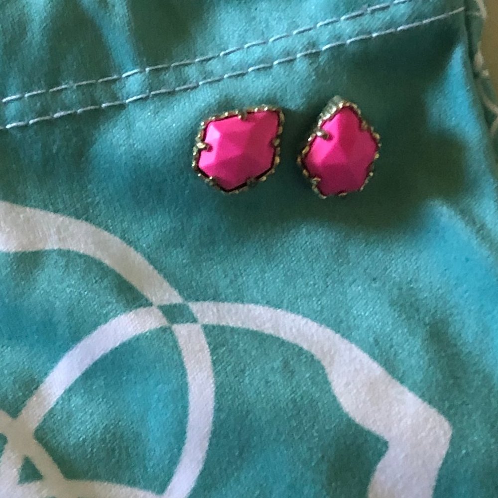 Kendra Scott Pink Studs